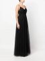 Fabiana Filippi Geplooide maxi-jurk Zwart - Thumbnail 3