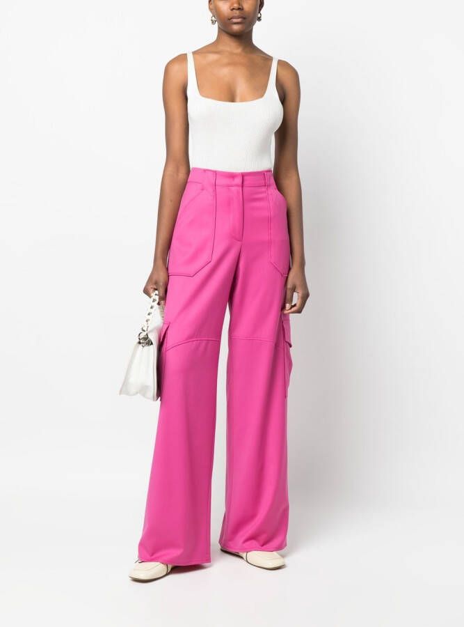 Fabiana Filippi Ribgebreide tanktop Wit