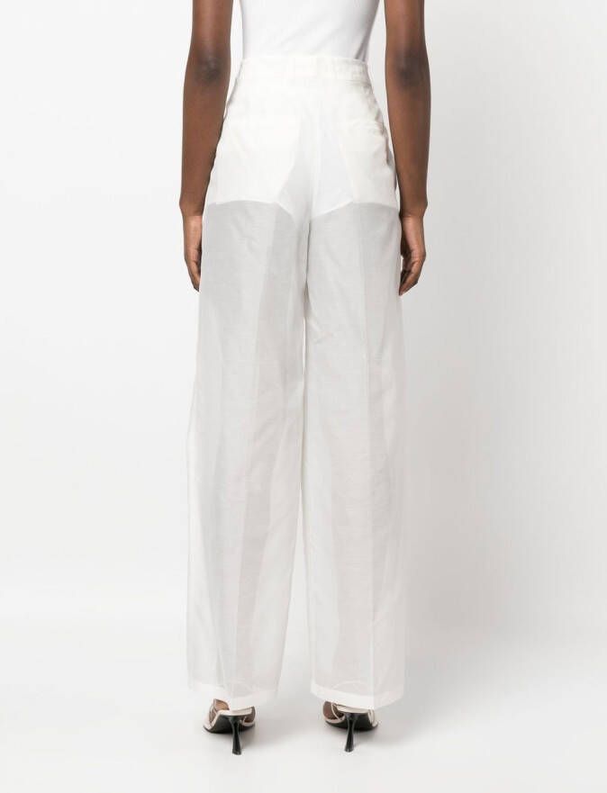 Fabiana Filippi Ruimvallende broek Wit