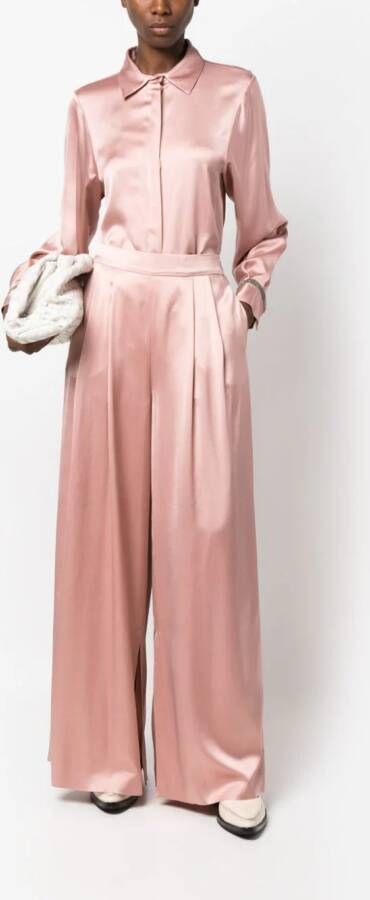 Fabiana Filippi Satijnen blouse Roze