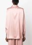 Fabiana Filippi Satijnen blouse Roze - Thumbnail 4