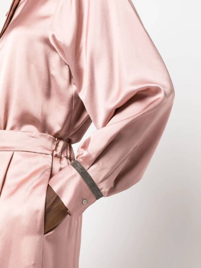 Fabiana Filippi Satijnen blouse Roze