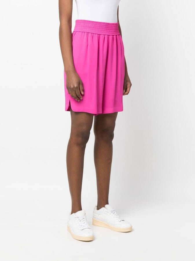Fabiana Filippi Shorts met elastische tailleband Roze
