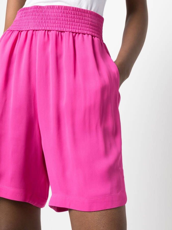 Fabiana Filippi Shorts met elastische tailleband Roze