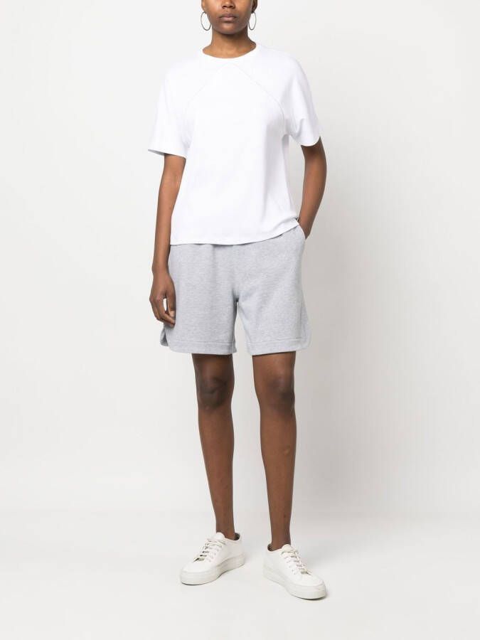 Fabiana Filippi Shorts met gesmockte taille Grijs