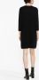 Fabiana Filippi Wollen mini-jurk Zwart - Thumbnail 4
