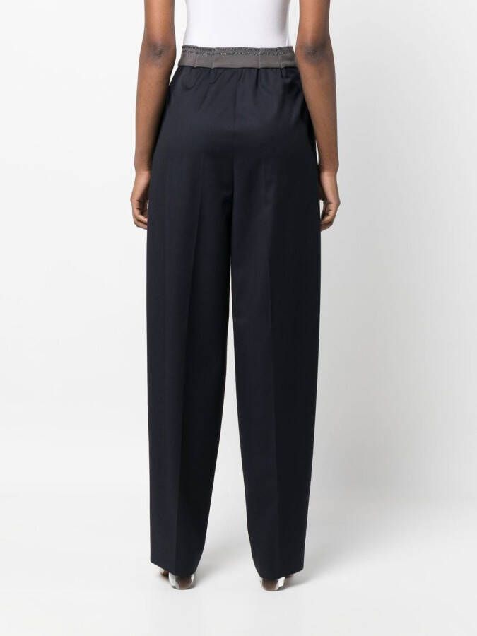 Fabiana Filippi Straight broek Blauw