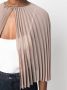 Fabiana Filippi Geplooide cape Beige - Thumbnail 5