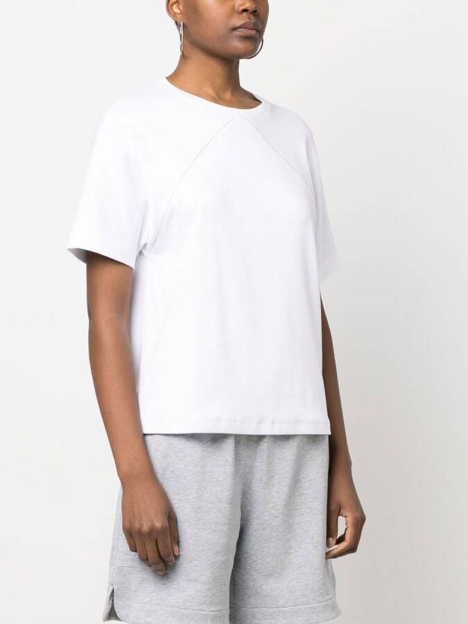 Fabiana Filippi T-shirt verfraaid met kralen Wit