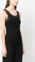 Fabiana Filippi Tanktop met metallic afwerking Zwart - Thumbnail 3