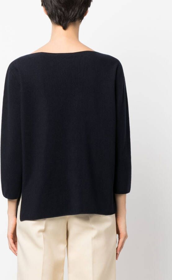 Fabiana Filippi Top met cropped mouwen Blauw