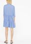 Fabiana Filippi Gelaagde blousejurk Blauw - Thumbnail 3