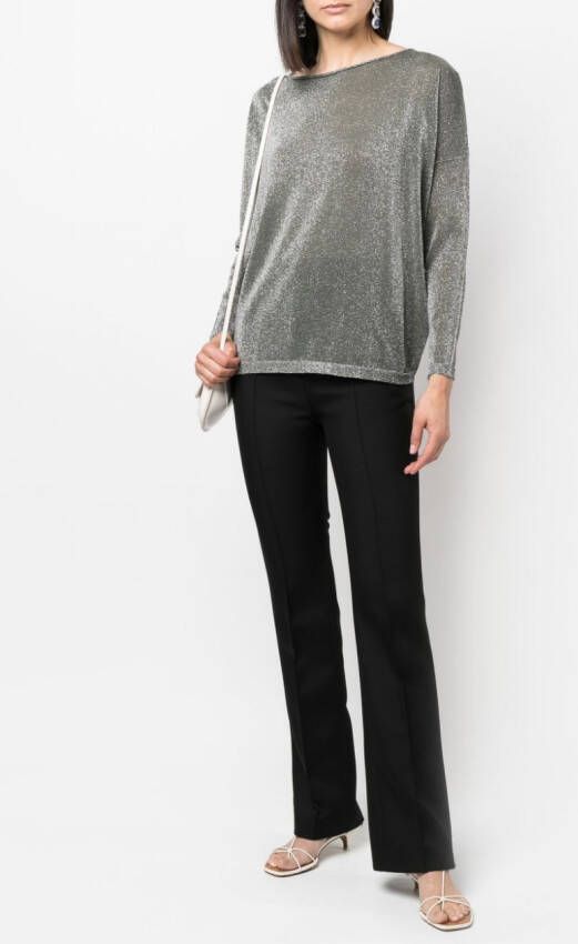 Fabiana Filippi Top met glitter Groen