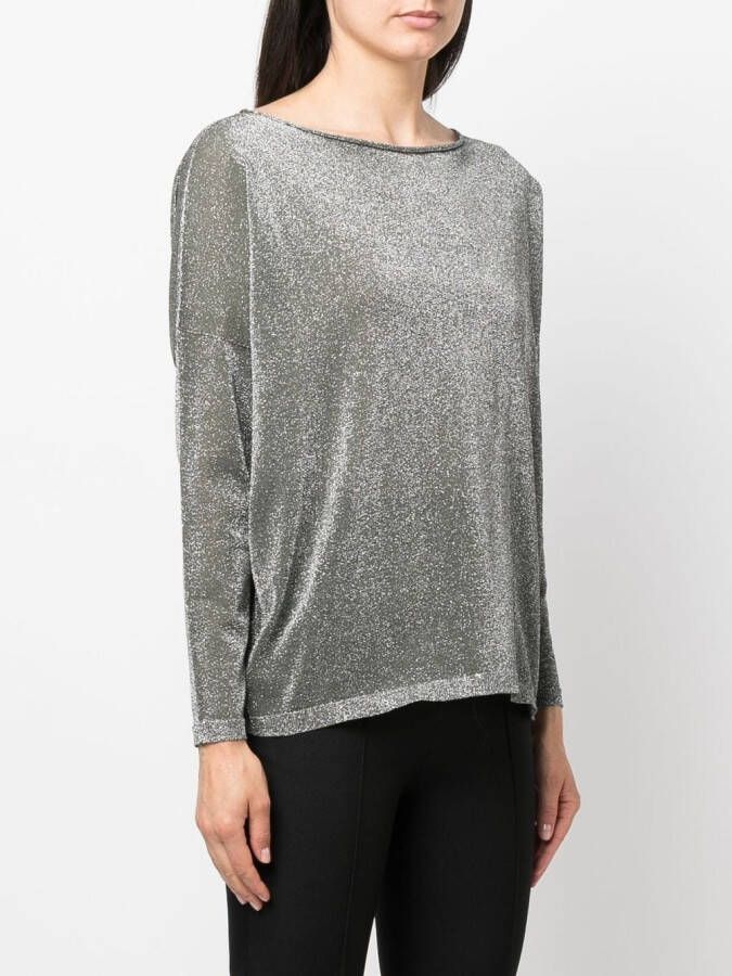 Fabiana Filippi Top met glitter Groen