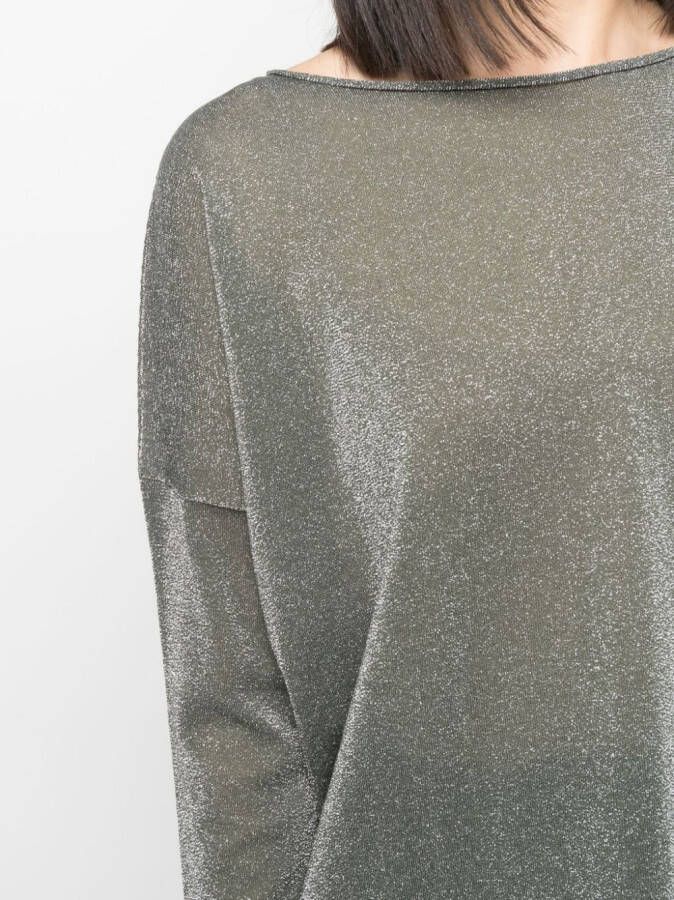 Fabiana Filippi Top met glitter Groen