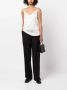 Fabiana Filippi Satijnen top met metallic afwerking Beige - Thumbnail 2