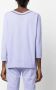 Fabiana Filippi Top met V-hals Blauw - Thumbnail 4