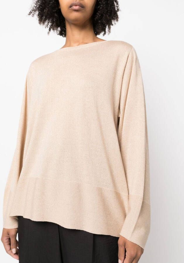 Fabiana Filippi Trui met boothals Beige