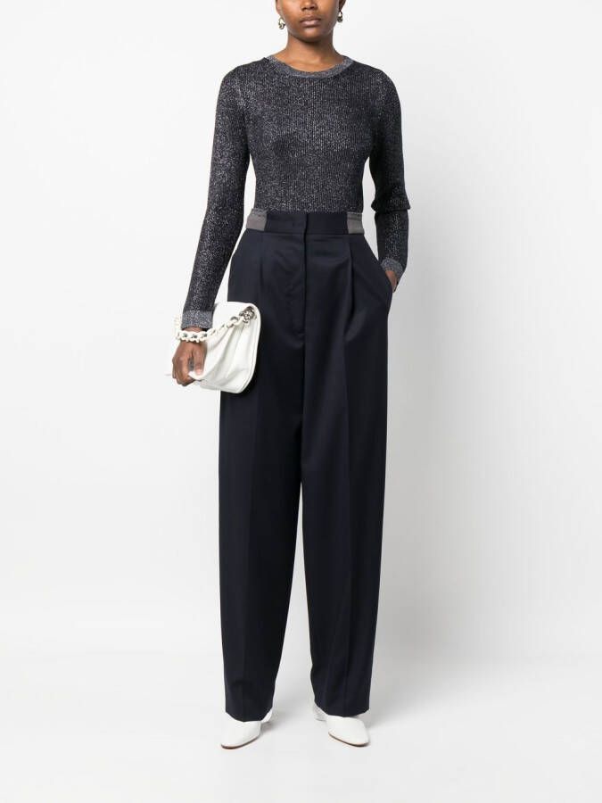 Fabiana Filippi Trui met glitter Blauw