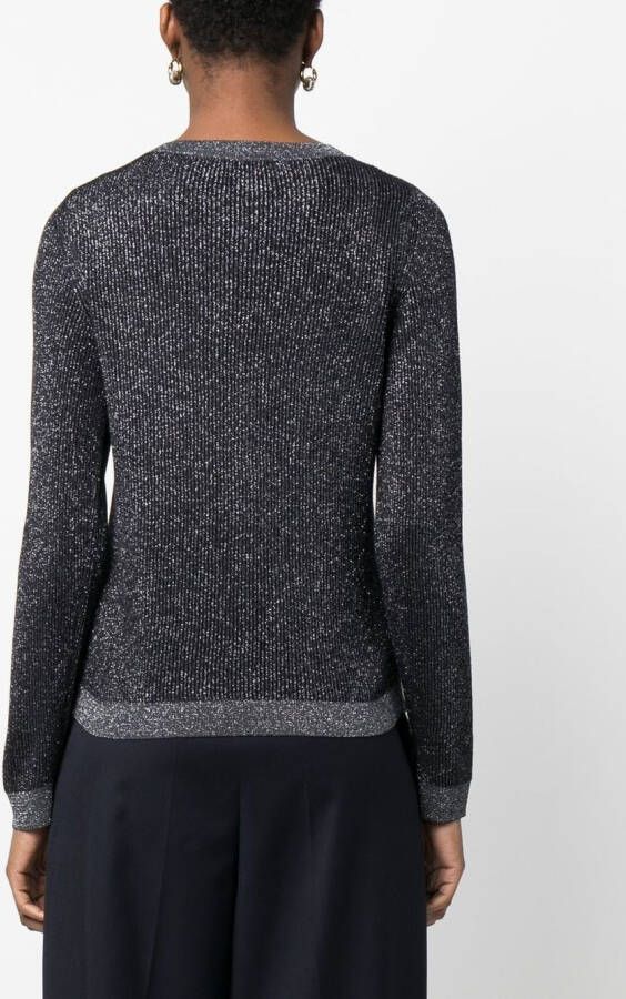 Fabiana Filippi Trui met glitter Blauw