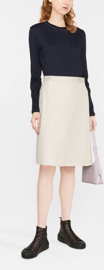 Fabiana Filippi Trui met ronde hals Blauw