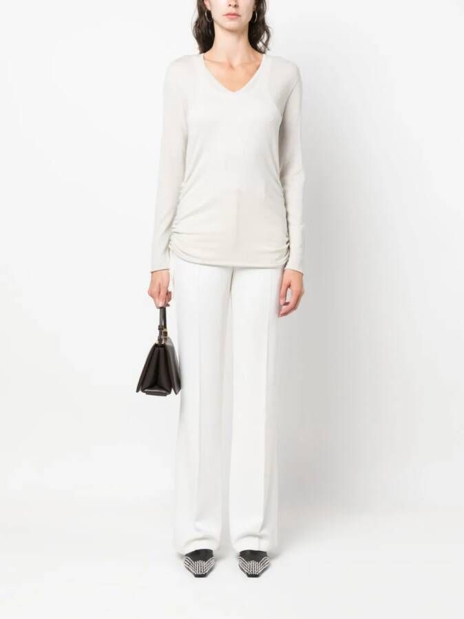 Fabiana Filippi Trui met V-hals Beige