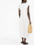 Fabiana Filippi Midi-jurk met V-hals Wit - Thumbnail 3