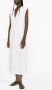 Fabiana Filippi Midi-jurk met V-hals Wit - Thumbnail 4