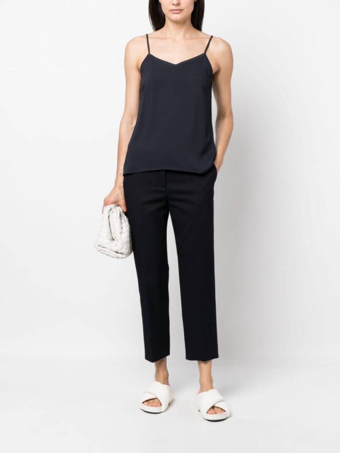 Fabiana Filippi Top met V-hals Blauw