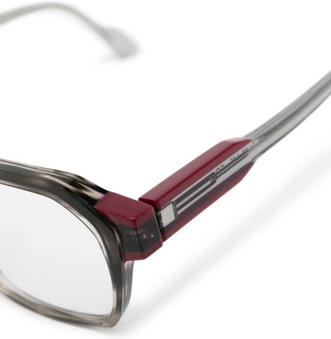 Face À Face Bril met vierkant montuur Grijs