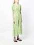 Faithfull the Brand Jurk met bloemenprint Groen - Thumbnail 3