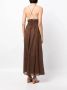 Faithfull the Brand Mouwloze maxi-jurk Bruin - Thumbnail 4