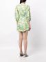 Faithfull the Brand Cintare mini-jurk met bloemenprint Groen - Thumbnail 4