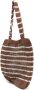 Faithfull the Brand Gestreepte shopper Bruin - Thumbnail 3