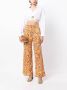 Faithfull the Brand Broek met bloemenprint Geel - Thumbnail 2