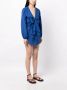 Faithfull the Brand Jurk met waterval V-hals Blauw - Thumbnail 3
