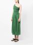 Faithfull the Brand Asymmetrische jurk Groen - Thumbnail 3