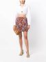 Faithfull the Brand Mini-rok met bloemenprint Bruin - Thumbnail 2