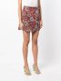 Faithfull the Brand Mini-rok met bloemenprint Bruin - Thumbnail 3