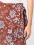 Faithfull the Brand Mini-rok met bloemenprint Bruin - Thumbnail 5