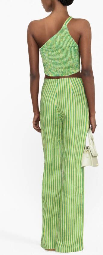 Faithfull the Brand Asymmetrische top Groen
