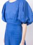 Faithfull the Brand Linnen maxi-jurk Blauw - Thumbnail 5