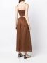 Faithfull the Brand Midi-jurk Bruin - Thumbnail 4
