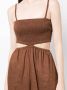 Faithfull the Brand Midi-jurk Bruin - Thumbnail 5