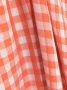 Faliero Sarti Geruite sjaal Oranje - Thumbnail 3