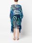 Faliero Sarti Maxi-jurk met print Blauw - Thumbnail 4
