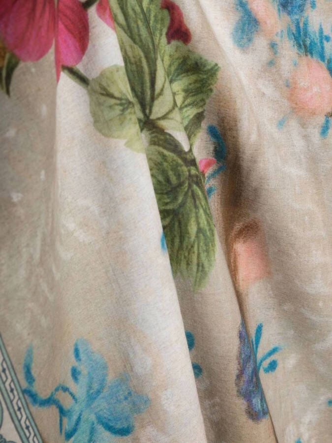 Faliero Sarti x Coreterno Born sjaal met print Blauw