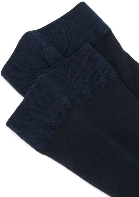 Falke Lange sokken Blauw