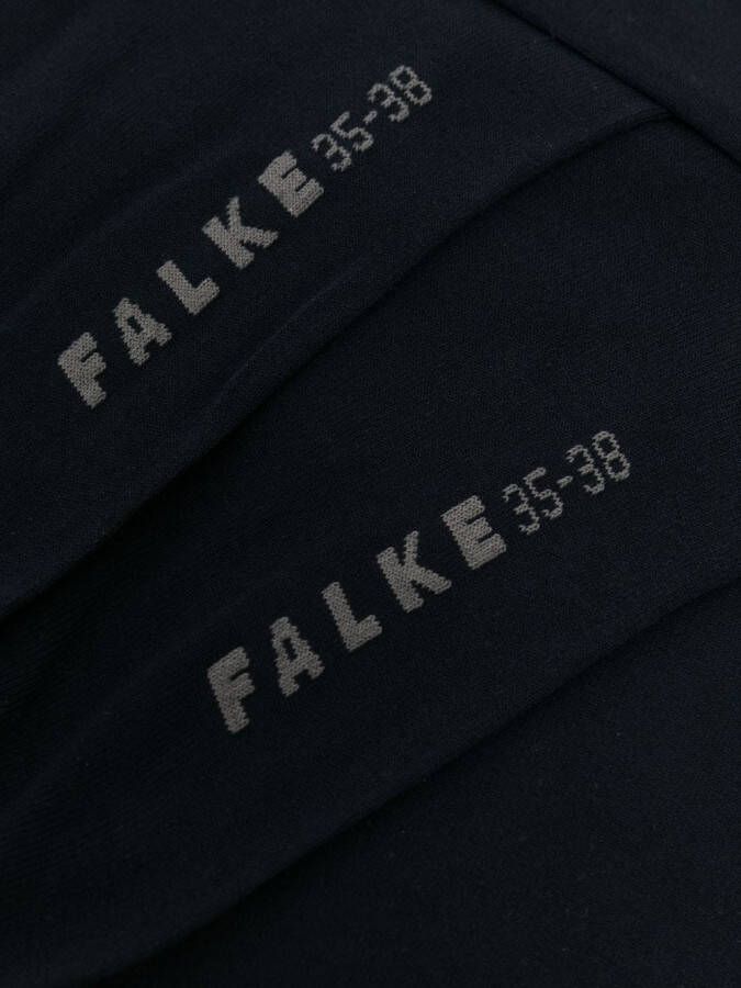 Falke Sokken met logoprint Blauw