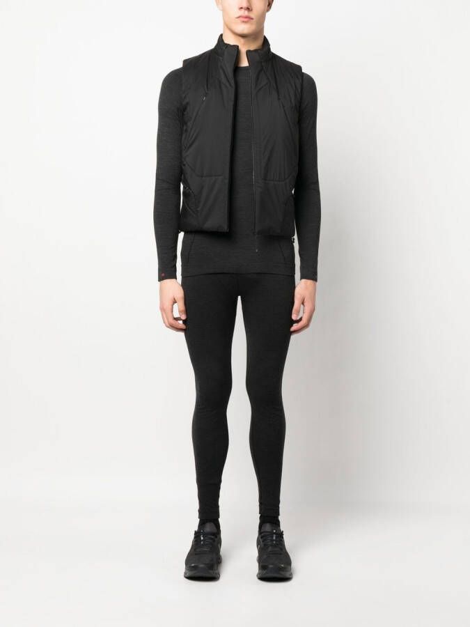 Falke Sporttop met lange mouwen Zwart
